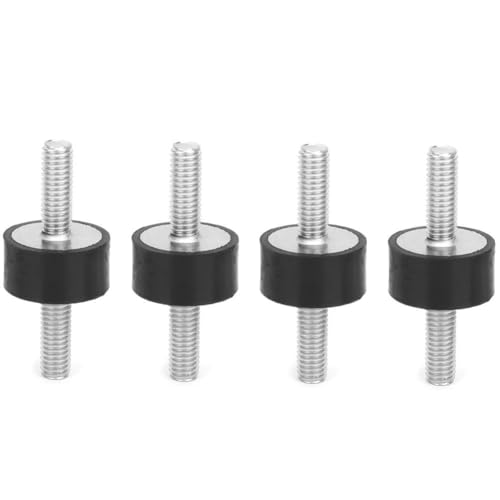 Schraubbolzen – 4 Stück M6 Gummi-Halterungen männlich, Anti-Vibration, Silentblock Spulen für Autoboot (VV20 x 10 M6 x 18) von Aigend