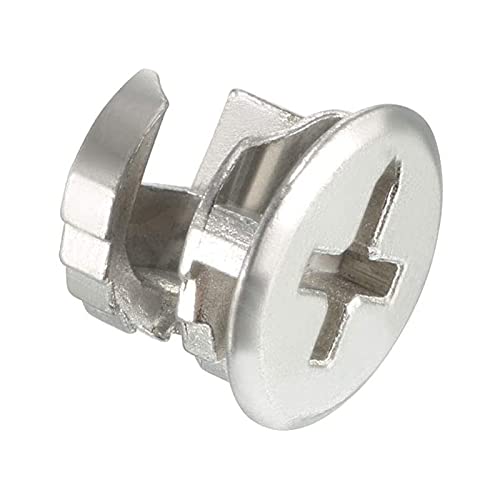 Möbel Connecting Cam Zubehör，15pcs 12mm Durchmesser Metallschrank Möbel Schublade Kommode Kleiderschrank Connect Cam Fittings von Aigid