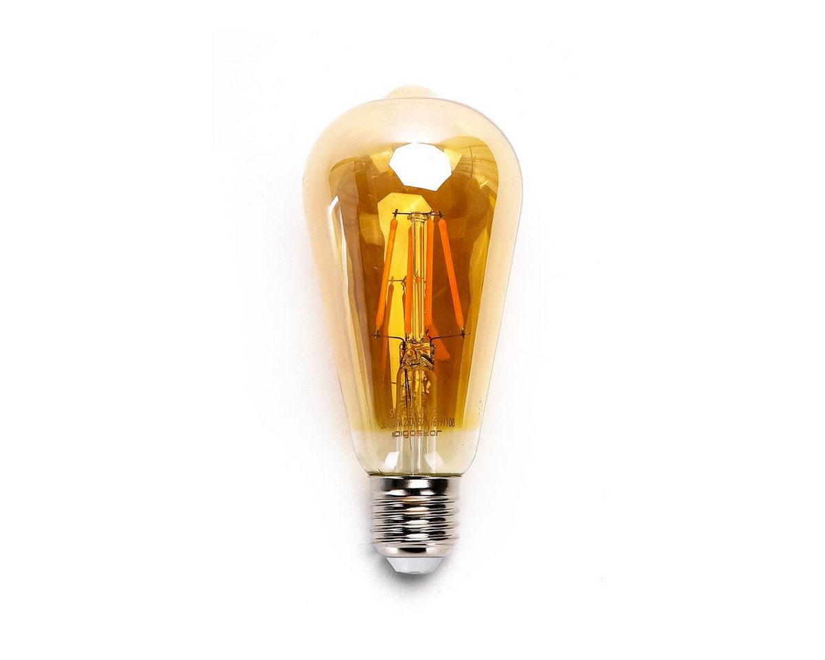 Aigostar LED-Leuchtmittel 8W LED E27 Filament Leuchtmittel Retro Nostalgie, warmweiß Aigostar LED-Leuchtmittel 8W LED E27 Filament Leuchtmittel Retro Nostalgie, warmweiß von Aigostar