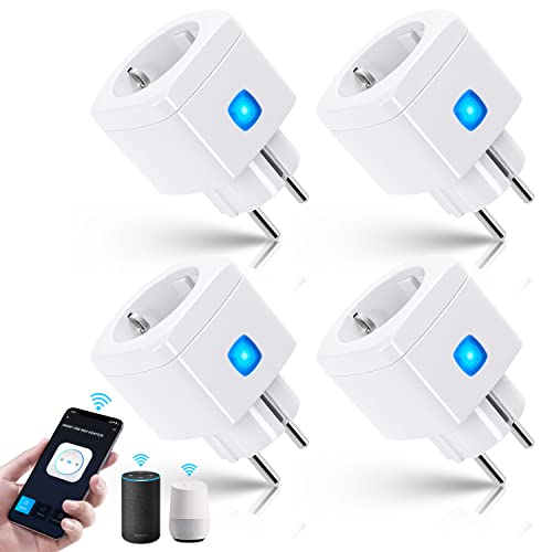 Aigostar Alexa Steckdose Wlan, Mini Smart Steckdose 10A 2300W Kein Hub Notwendig. Fernbedienung und Sprachsteuerung mit Aigostar APP, Kompatibel mit Amazon Alexa und Google Home, Weiß 4 Pcs. Aigostar Alexa Steckdose Wlan, Mini Smart Steckdose 10A 2300W Kein Hub Notwendig. Fernbedienung und Sprachsteuerung mit Aigostar APP, Kompatibel mit Amazon Alexa und Google Home, Weiß 4 Pcs. von Aigostar