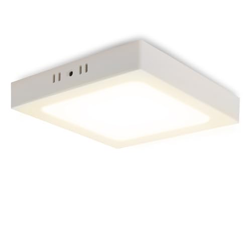 Aigostar LED Deckenleuchte 12W Deckenlampe, 4000K Neutralweiß 960lm Lampe Badezimmer ideal für Badezimmer Balkon Flur Küche Wohnzimmer, Badezimmer lampe D173*H35mm von Aigostar