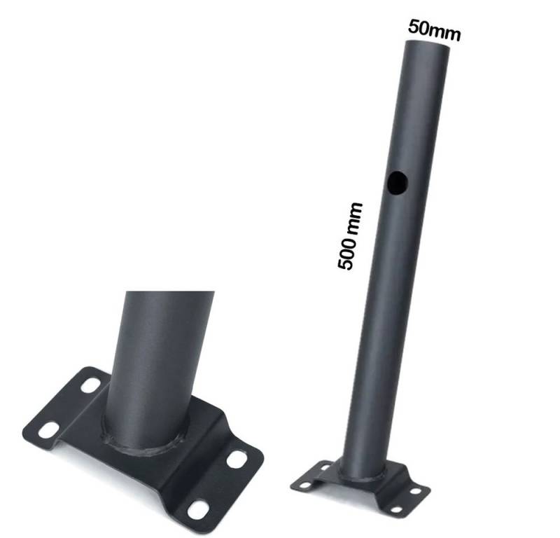 Aigostar LED Flutlichtstrahler LED-Solar Straßenleuchte Straßenlaterne Solarleuchte für Außen, Halterung aus Metall von Aigostar