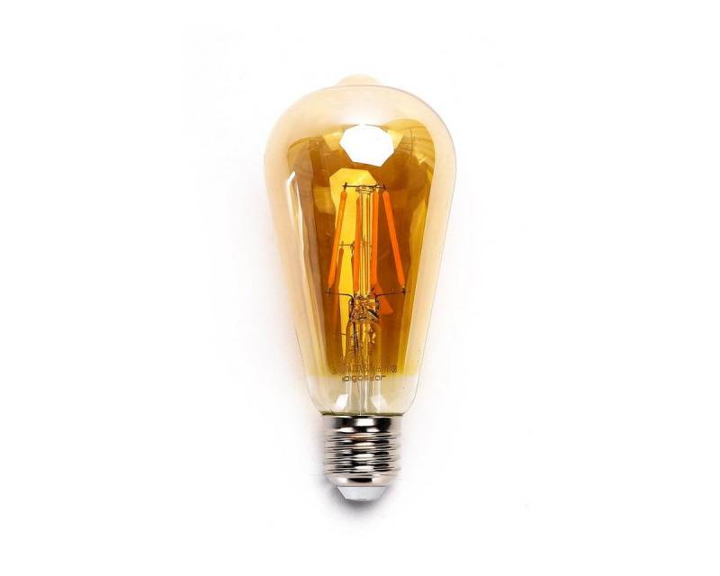 Aigostar LED-Leuchtmittel 16W E27 Edison LED Vintage Glühbirne ST64 Filament Retro Glas, Glühbirne Kegel Form ST64 Standard Edison Gewinde 1760 Lumen 2200K von Aigostar