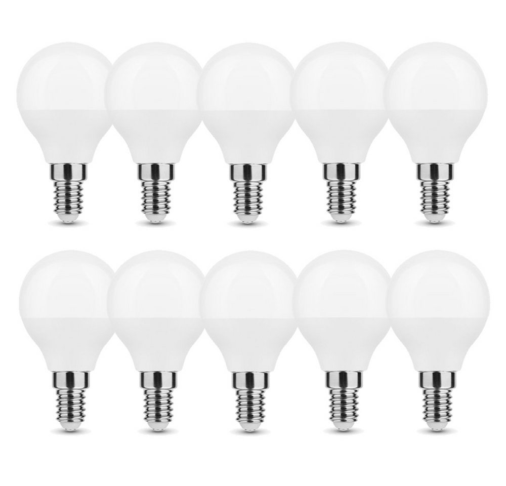 Aigostar LED-Leuchtmittel 5w E14 LED Leuchtmittel Birne Leuchte G45 Kugel, 10 St., Kaltweiß, Mini Lampe Leuchte weißes licht 10er Set von Aigostar