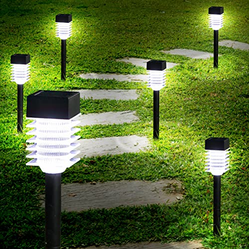 Aigostar Solarleuchte Gartenbeleuchtung Solar Led Gartenleuchten Mit Erdspiess Wasserdicht Solarlampe Solarlichter Wegeleuchte Für Außen Garten Retro Vintage Metall 12 Stück von Aigostar