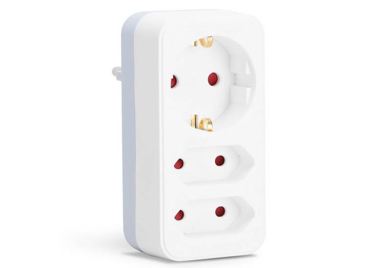 Aigostar Steckdosenadapter 3-fach Mehrfachsteckdose Tragbar für Steckdose Mehrfachsteckdose Aigostar Steckdosenadapter 3-fach Mehrfachsteckdose Tragbar für Steckdose Mehrfachsteckdose von Aigostar