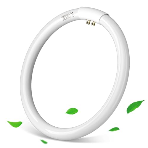 Aigostar - Leuchtstoffröhre Circular Runde Neonröhren T9 Lampe 30cm 32W Kaltweiß 6500K 2100Lm G10Q-Sockel Fassung Hell Leuchtröhre für Ringlampe. von Aigostar