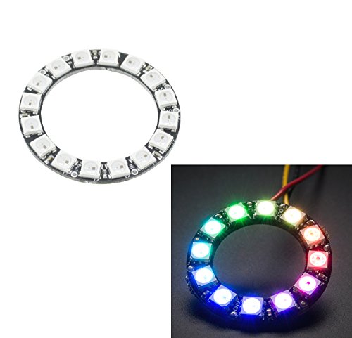 Aihasd 16 Bits WS2812B Modul WS2812 5050 RGB LED Ring Lampe Licht Individuell adressierbares Licht Mit integrierten Treibern von Aihasd