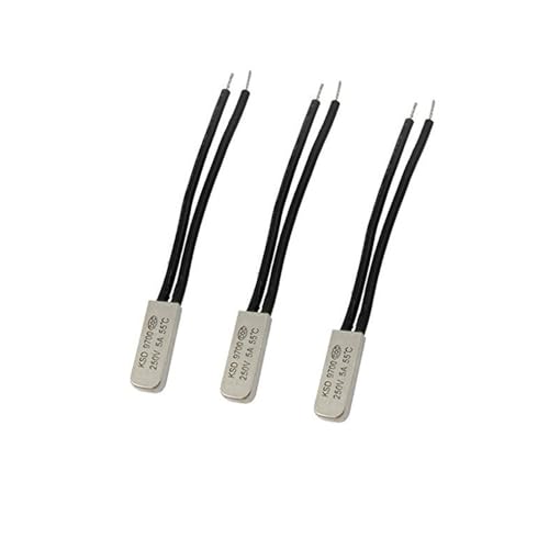Aihasd 3PCS KSD9700 5A 250V 45 Degree Celsius (N.C.) Bimetal Thermostat Temperature Control Switch von Aihasd
