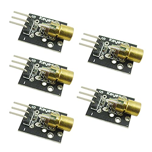 Aihasd 5 stücke KY-008 650nm Laser Sensor Modul für Arduino von Aihasd