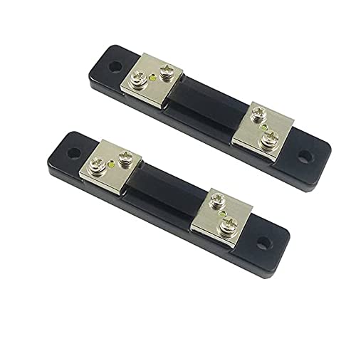 EasyWordMall 2 Stck 50A 75mV Amperemeter Shunt Widerstand für DC Current Meter Amp Analog Panel Amperemeter EasyWordMall 2 Stck 50A 75mV Amperemeter Shunt Widerstand für DC Current Meter Amp Analog Panel Amperemeter von Aihasd