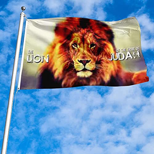Aihccy Tribe of Judah Lion Flag Banner 9 x 150 cm Gartenhaus Flagge Banner Dekor von Aihccy