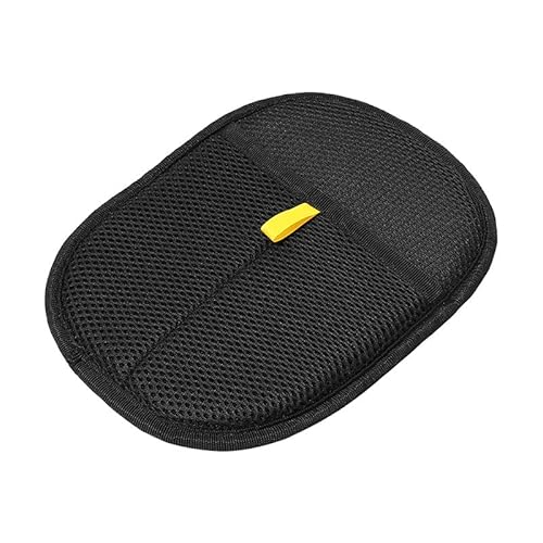 Aihoom 2 Stück Handschuhe für Hunde und Katzen, elektrostatische Haarentfernungshandschuhe, wiederverwendbare Haarentfernungshandschuhe zum Waschen, Mauen und Pflegen (Schwarz, 20,2 x 15,3 cm) von Aihoom