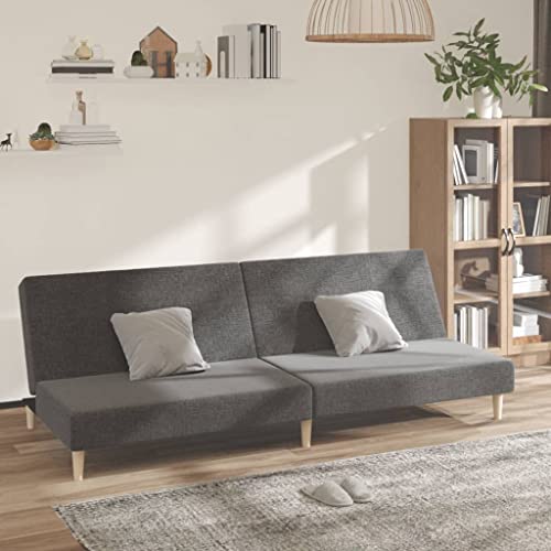 Aiious 2-Sitzer Schlafsofa in Hellgrau Stoff - 2-in-1 Funktionalit?t f¨¹r ¨¹bernachtungsg?ste und bequemes Sitzen Aiious 2-Sitzer Schlafsofa in Hellgrau Stoff - 2-in-1 Funktionalit?t f¨¹r ¨¹bernachtungsg?ste und bequemes Sitzen von Aiious