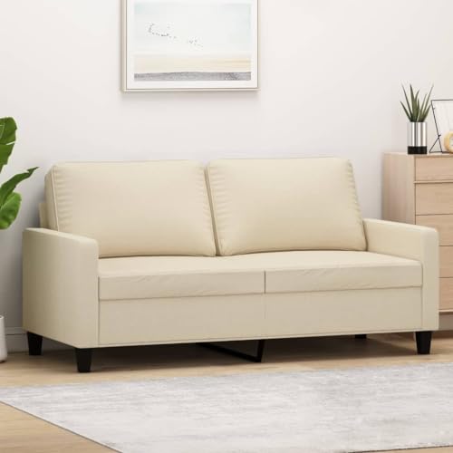 Aiious 2-Sitzer-Sofa Creme 140 cm: Bequemes Plauder- und Entspannungsoase mit robustem Stoff und Metallgestell Aiious 2-Sitzer-Sofa Creme 140 cm: Bequemes Plauder- und Entspannungsoase mit robustem Stoff und Metallgestell von Aiious
