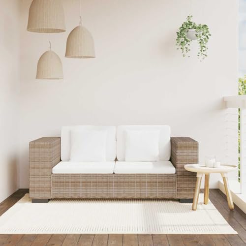 Aiious 2-Sitzer Sofa aus Echtes Rattan: Leicht zu Reinigen, Strapazierf?hig f¨¹r Zuhause Aiious 2-Sitzer Sofa aus Echtes Rattan: Leicht zu Reinigen, Strapazierf?hig f¨¹r Zuhause von Aiious