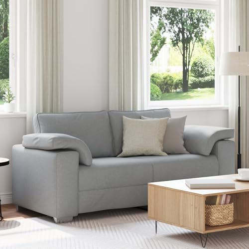 Aiious 2-Sitzer Sofa in Hellgrau: Atmungsaktives Stoffmaterial, langlebig und gem¨¹tlich f¨¹r Wohn- und Schlafzimmer Aiious 2-Sitzer Sofa in Hellgrau: Atmungsaktives Stoffmaterial, langlebig und gem¨¹tlich f¨¹r Wohn- und Schlafzimmer von Aiious