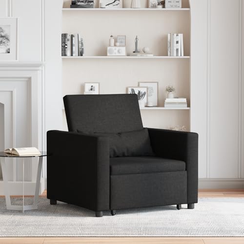 Aiious 3-in-1 Einzelsofa Bett umwandelbar schwarzes Gewebe Aiious 3-in-1 Einzelsofa Bett umwandelbar schwarzes Gewebe von Aiious