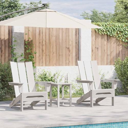 Aiious 3-teiliges Garten Lounge Set Wei? HDPE Aiious 3-teiliges Garten Lounge Set Wei? HDPE von Aiious