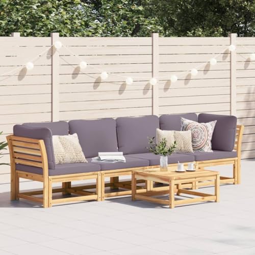 Aiious 4-TLG Garten-Lounge-Set mit Kissen aus Massivholz Akazie - Elegant Entspannen im Garten Aiious 4-TLG Garten-Lounge-Set mit Kissen aus Massivholz Akazie - Elegant Entspannen im Garten von Aiious