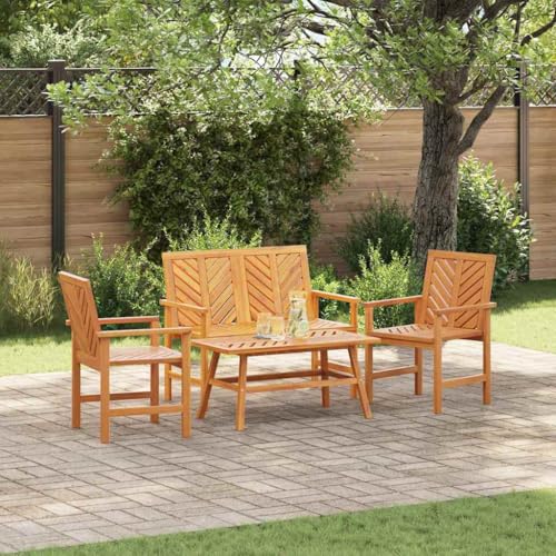Aiious 4-teiliges Garten Lounge Set aus Massivholz Akazie - Einfach Pflege Vielseitige Nutzung f¨¹r Au?enbereich Aiious 4-teiliges Garten Lounge Set aus Massivholz Akazie - Einfach Pflege Vielseitige Nutzung f¨¹r Au?enbereich von Aiious