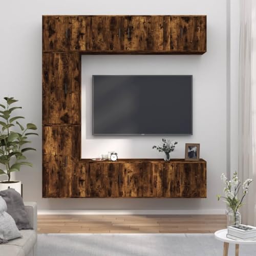 Aiious Modernes Wand-TV-Regal Set aus robustem Holzwerkstoff mit viel Stauraum f¨¹r DVDs, Zeitschriften & Accessoires ¨C platzsparende Wandmontage, einfache Installation, inkl. Montageanleitung Aiious Modernes Wand-TV-Regal Set aus robustem Holzwerkstoff mit viel Stauraum f¨¹r DVDs, Zeitschriften & Accessoires ¨C platzsparende Wandmontage, einfache Installation, inkl. Montageanleitung von Aiious