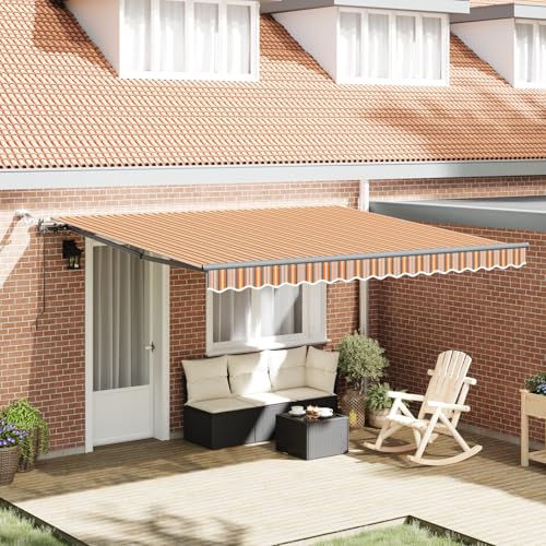 Aiious Automatische Einziehbare Markise 400x300 cm - Stilvolle Sommerloesung Fuer Aussenbereiche von Aiious