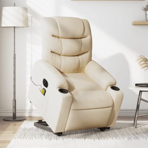 Aiious Elektrischer Massagesessel mit Aufstehhilfe Creme Stoff Bequemheit und Massagefunktion Aiious Elektrischer Massagesessel mit Aufstehhilfe Creme Stoff Bequemheit und Massagefunktion von Aiious