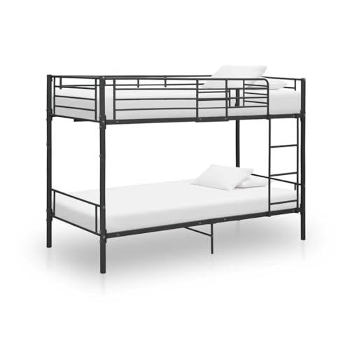 Aiious Etagenbett Schwarz Metall 90×200 cm Aiious Etagenbett Schwarz Metall 90×200 cm von Aiious