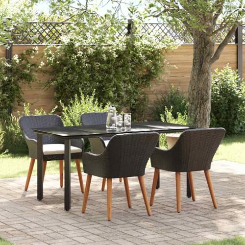 Aiious Modernes Design Wetterfeste Poly Rattan Gruppe Ideal Fuer Terrasse und Garten Aiious Modernes Design Wetterfeste Poly Rattan Gruppe Ideal Fuer Terrasse und Garten von Aiious