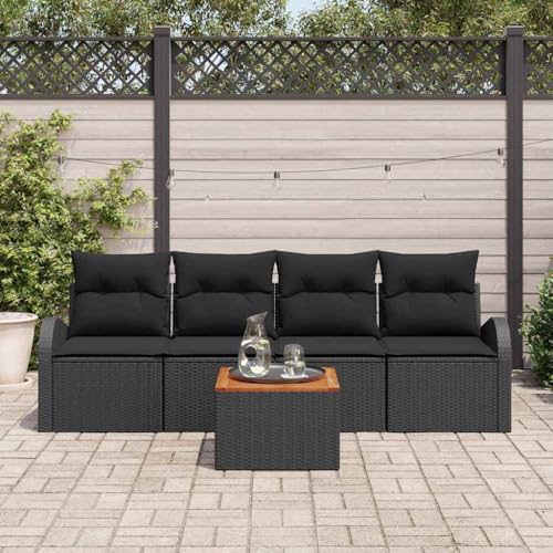 Aiious Modulares Poly Rattan Sofa Set 5 St¨¹ck f¨¹r Au?enbereich Kompakt Stilvoll Bequem Aiious Modulares Poly Rattan Sofa Set 5 St¨¹ck f¨¹r Au?enbereich Kompakt Stilvoll Bequem von Aiious