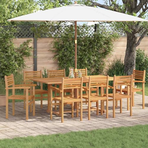 Aiious Garten Stapelst¡§1hle 8 pcs Braun 55.5 x 55.5 x 90 cm Aiious Garten Stapelst¡§1hle 8 pcs Braun 55.5 x 55.5 x 90 cm von Aiious