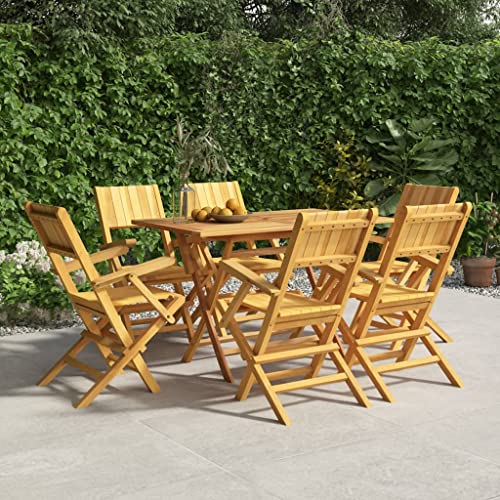 Aiious Gartenst¡§1hle 6 STK. Klappbar 55x61x90 cm Massivholz Teak Aiious Gartenst¡§1hle 6 STK. Klappbar 55x61x90 cm Massivholz Teak von Aiious