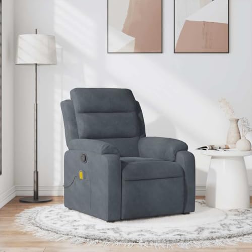 Aiious Massagesessel in Dunkelgrau Samt 6 Massagepunkten Aiious Massagesessel in Dunkelgrau Samt 6 Massagepunkten von Aiious