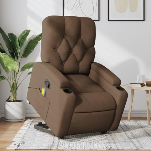 Aiious Massagesessel mit Aufstehhilfe Braun Stoff - Bequem Entspannen und Leicht Aufstehen Aiious Massagesessel mit Aufstehhilfe Braun Stoff - Bequem Entspannen und Leicht Aufstehen von Aiious