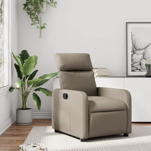 Aiious Relaxsessel Cappuccino-Braun Kunstleder von Aiious