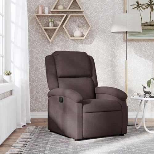 Aiious Relaxsessel Dunkelbraun Stoff von Aiious