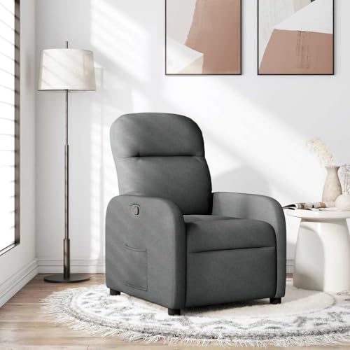 Aiious Relaxsessel Dunkelgrau Stoff von Aiious