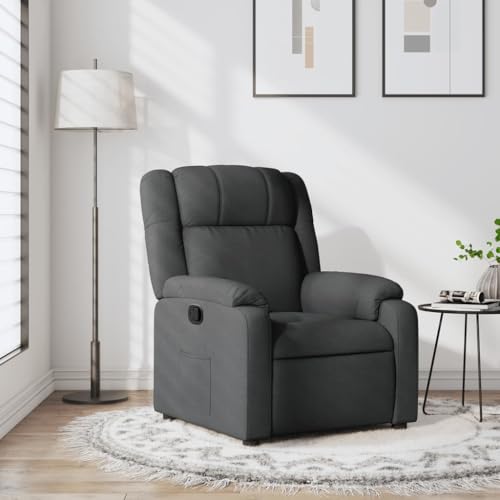 Aiious Relaxsessel Dunkelgrau Stoff von Aiious