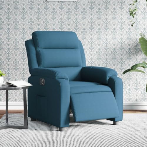 Aiious Relaxsessel Elektrisch Blau Samt von Aiious