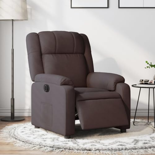 Aiious Relaxsessel Elektrisch Dunkelbraun Stoff von Aiious