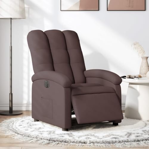 Aiious Relaxsessel Elektrisch Dunkelbraun Stoff von Aiious
