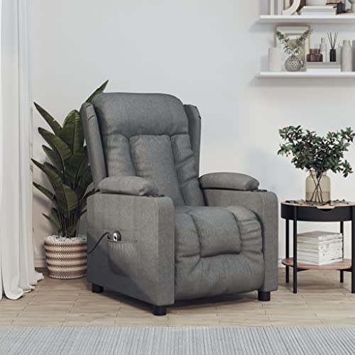 Aiious Relaxsessel Elektrisch Dunkelgrau Stoff von Aiious