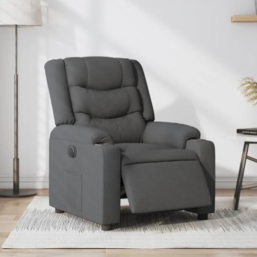 Aiious Relaxsessel Elektrisch Dunkelgrau Stoff Aiious Relaxsessel Elektrisch Dunkelgrau Stoff von Aiious