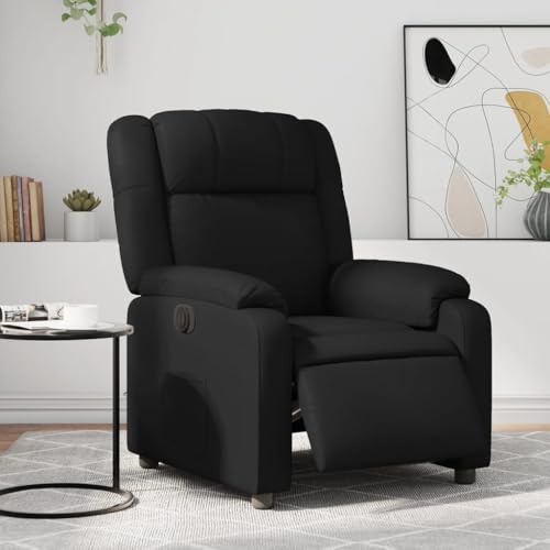 Aiious Relaxsessel Elektrisch Schwarz Kunstleder von Aiious