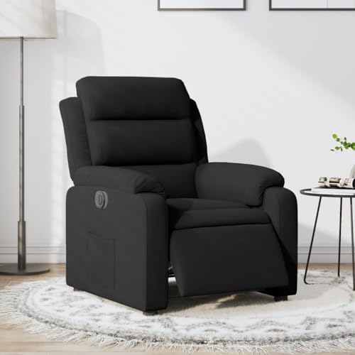 Aiious Relaxsessel Elektrisch Schwarz Samt von Aiious