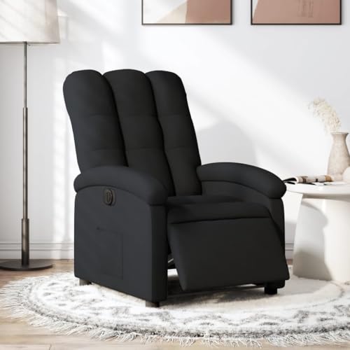 Aiious Relaxsessel Elektrisch Schwarz Stoff von Aiious