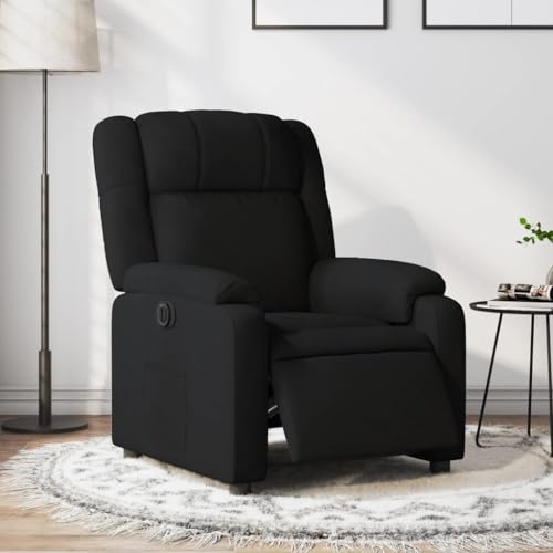 Aiious Relaxsessel Elektrisch Schwarz Stoff von Aiious