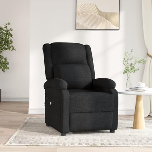 Aiious Relaxsessel Elektrisch Schwarz Stoff von Aiious
