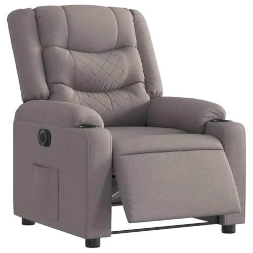 Aiious Relaxsessel Elektrisch Taupe Stoff von Aiious